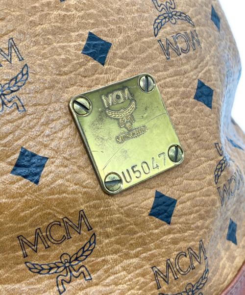 MCM（エムシーエム）MCM (エムシーエム) 巾着ショルダーバッグ ブラウンの古着・服飾アイテム