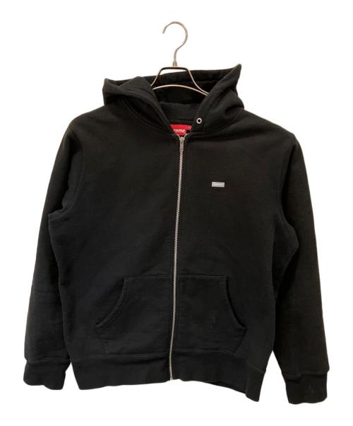 SUPREME（シュプリーム）SUPREME (シュプリーム) Reflective Small Box Logo Zip Up Sweatshirt ブラック サイズ:Mの古着・服飾アイテム