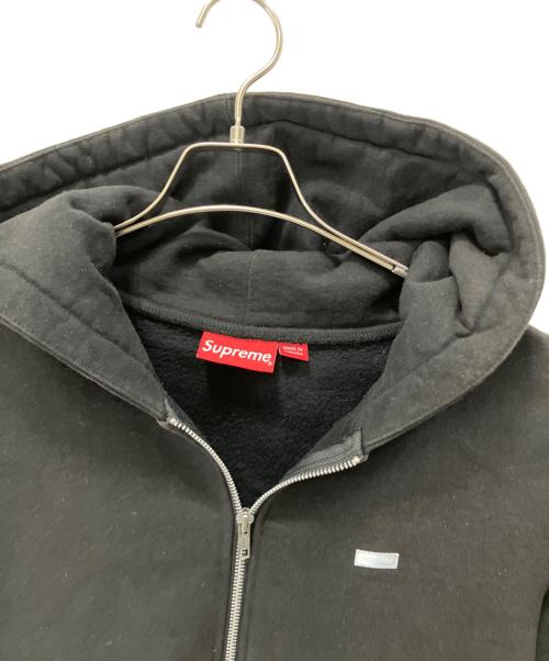 SUPREME（シュプリーム）SUPREME (シュプリーム) Reflective Small Box Logo Zip Up Sweatshirt ブラック サイズ:Mの古着・服飾アイテム