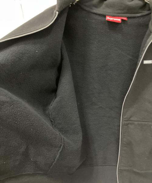 SUPREME（シュプリーム）SUPREME (シュプリーム) Reflective Small Box Logo Zip Up Sweatshirt ブラック サイズ:Mの古着・服飾アイテム