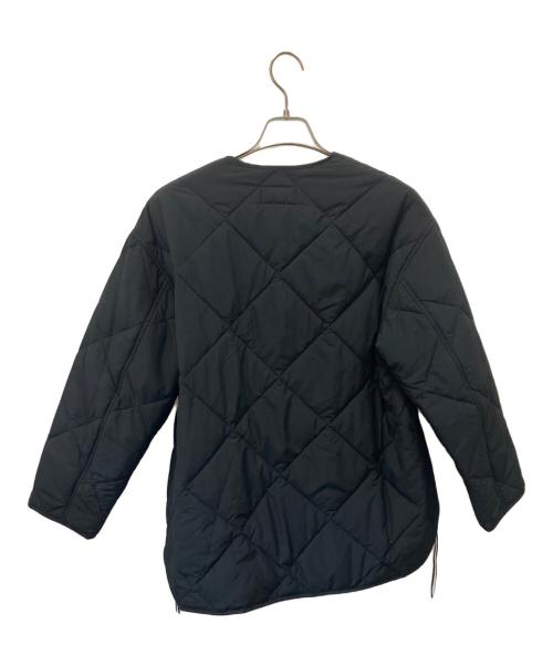 SHIPS（シップス）SHIPS (シップス) キルティングサイドジップブルゾン ブラック サイズ:36の古着・服飾アイテム