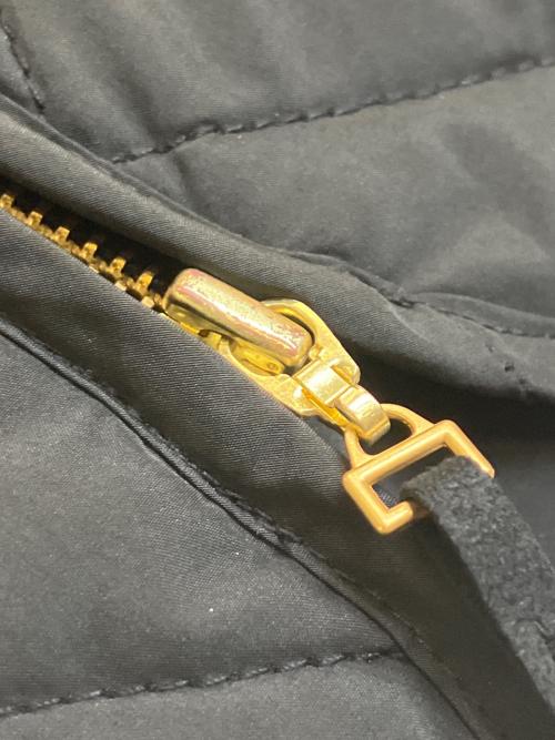 SHIPS（シップス）SHIPS (シップス) キルティングサイドジップブルゾン ブラック サイズ:36の古着・服飾アイテム