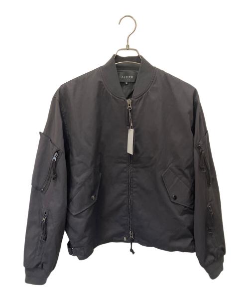 AIVER（アイバー）AIVER (アイバー) ミリタリージャケット ブラック サイズ:M 未使用品の古着・服飾アイテム