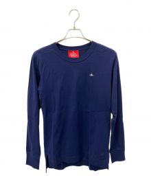 Vivienne Westwood RED LABEL（ヴィヴィアンウエストウッドレッドレーベル）の古着「長袖カットソー」｜ネイビー
