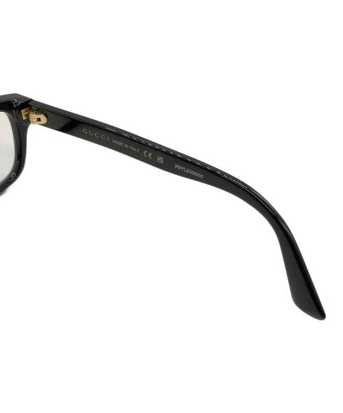 GUCCI（グッチ）GUCCI (グッチ) 伊達眼鏡 ブラック サイズ:51□17-145の古着・服飾アイテム