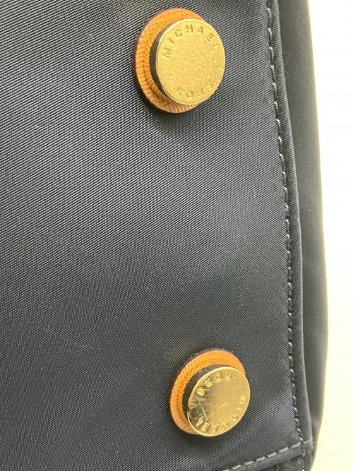 MICHAEL KORS（マイケル・コース）MICHAEL KORS (マイケル・コース) ナイロントートバッグ ネイビーの古着・服飾アイテム