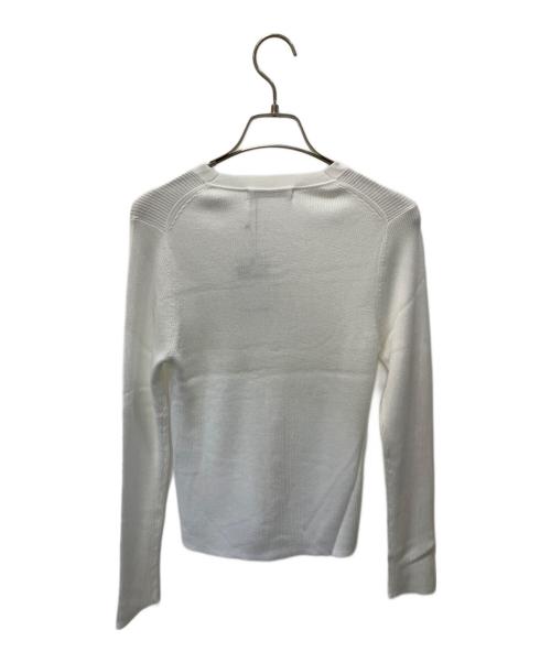 ANAYI（アナイ）ANAYI (アナイ) 薄手カーディガン ホワイト サイズ:36 未使用品の古着・服飾アイテム