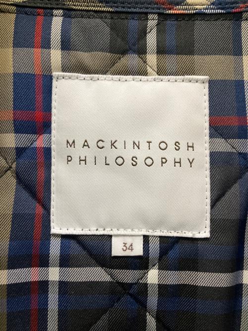 MACKINTOSH PHILOSOPHY（マッキントッシュ フィロソフィー）MACKINTOSH PHILOSOPHY (マッキントッシュ フィロソフィー) キルティングコート ブラック サイズ:34の古着・服飾アイテム