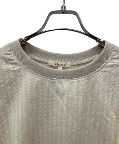 keitto（ケイット）keitto (ケイット) 長袖カットソー アイボリー サイズ:Lの古着・服飾アイテム