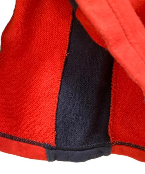 adidas（アディダス）adidas (アディダス) 長袖ポロシャツ レッド×ネイビー サイズ:Lの古着・服飾アイテム