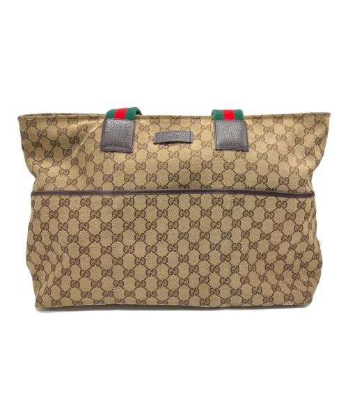 GUCCI（グッチ）GUCCI (グッチ) トートバッグ ブラウンの古着・服飾アイテム