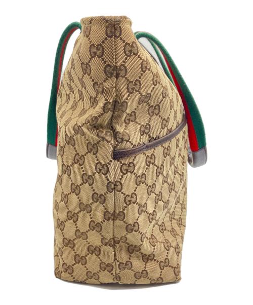 GUCCI（グッチ）GUCCI (グッチ) トートバッグ ブラウンの古着・服飾アイテム