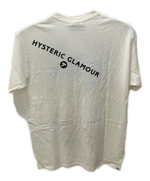 Hysteric Glamour（ヒステリックグラマー）Hysteric Glamour (ヒステリックグラマー) 半袖カットソー ホワイト サイズ:XLの古着・服飾アイテム