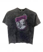 Hysteric Glamourヒステリックグラマー）の古着「24SALOON プリント Tシャツ」｜グレー