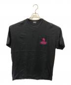 Hysteric Glamourヒステリックグラマー）の古着「ロックンロールポケットTシャツ」｜ブラック