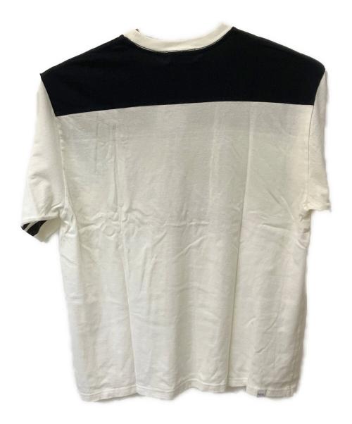 Hysteric Glamour（ヒステリックグラマー）Hysteric Glamour (ヒステリックグラマー) LAY DAY WOMAN オーバーサイズTシャツ ホワイト×ブラック サイズ:XL 未使用品の古着・服飾アイテム