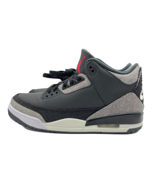 NIKE（ナイキ）NIKE (ナイキ) LEVI'S (リーバイス) AIR JORDAN 3 RETRO SP ブラック×グレー サイズ:29cm 未使用品の古着・服飾アイテム