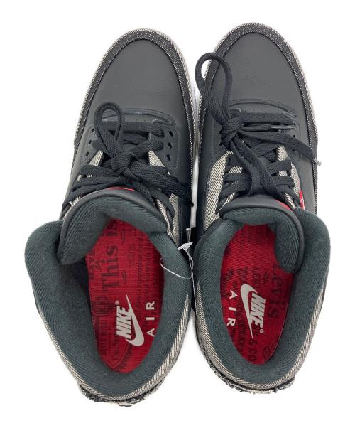 NIKE（ナイキ）NIKE (ナイキ) LEVI'S (リーバイス) AIR JORDAN 3 RETRO SP ブラック×グレー サイズ:29cm 未使用品の古着・服飾アイテム