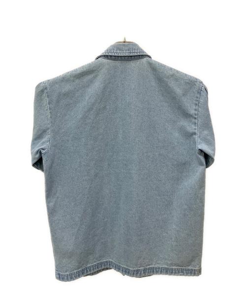 adidas（アディダス）adidas (アディダス) デニム半袖ジャケット インディゴ サイズ:Mの古着・服飾アイテム