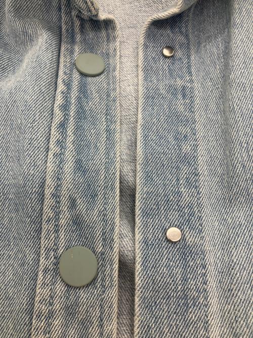 adidas（アディダス）adidas (アディダス) デニム半袖ジャケット インディゴ サイズ:Mの古着・服飾アイテム