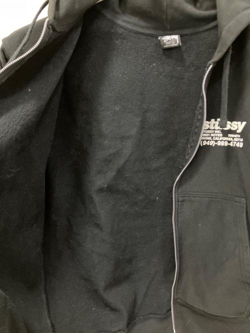stussy（ステューシー）stussy (ステューシー) Welder Zip Hood ブラック サイズ:Lの古着・服飾アイテム
