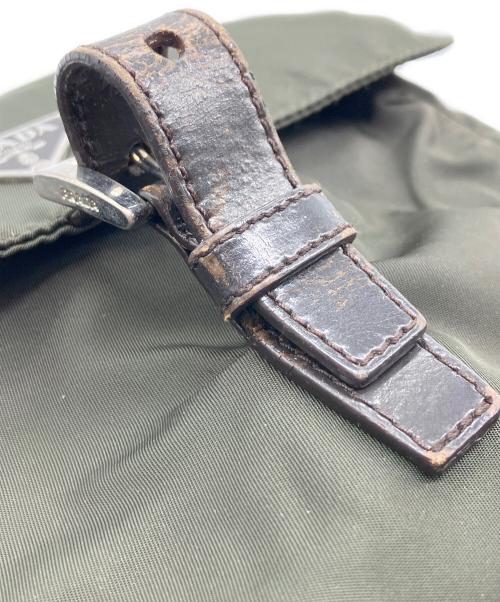 PRADA（プラダ）PRADA (プラダ) ナイロンショルダーバッグ オリーブの古着・服飾アイテム