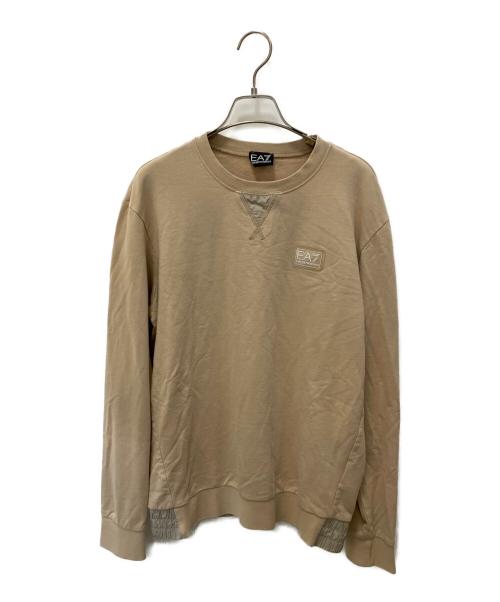 EA7（イーエーセブン）EA7 (イーエーセブン) スウェット ベージュ サイズ:Mの古着・服飾アイテム