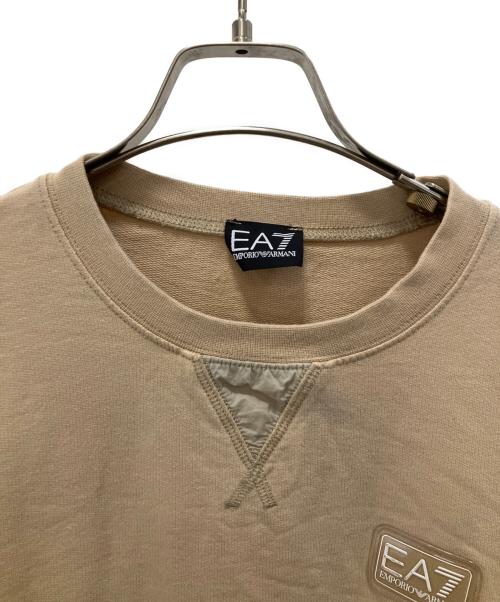 EA7（イーエーセブン）EA7 (イーエーセブン) スウェット ベージュ サイズ:Mの古着・服飾アイテム