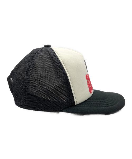 Hysteric Glamour（ヒステリックグラマー）Hysteric Glamour (ヒステリックグラマー) Vixen Girl Mesh Cap ブラック×レッド×ホワイト サイズ:FREEの古着・服飾アイテム
