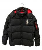 POLO RALPH LAURENポロ・ラルフローレン）の古着「ビッグポニー刺繍ダウンジャケット」｜ブラック