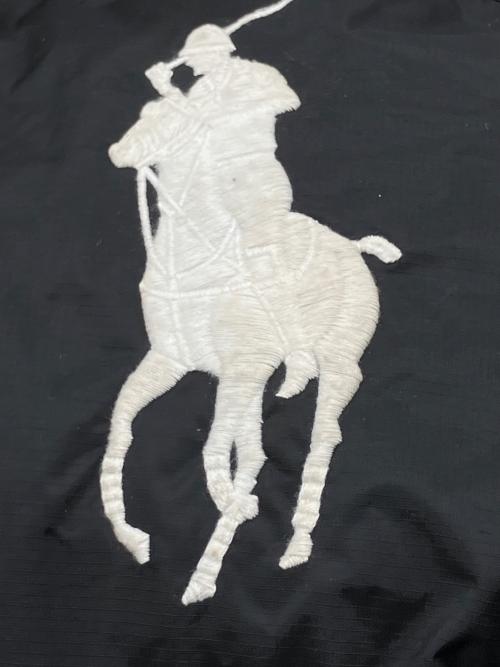 POLO RALPH LAUREN（ポロ・ラルフローレン）POLO RALPH LAUREN (ポロ・ラルフローレン) ビッグポニー刺繍ダウンジャケット ブラック サイズ:Lの古着・服飾アイテム