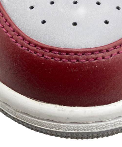 NIKE（ナイキ）NIKE (ナイキ) AIR JORDAN 1 MID（エアジョーダン1ミッド） グレー×ボルドー サイズ:29cmの古着・服飾アイテム