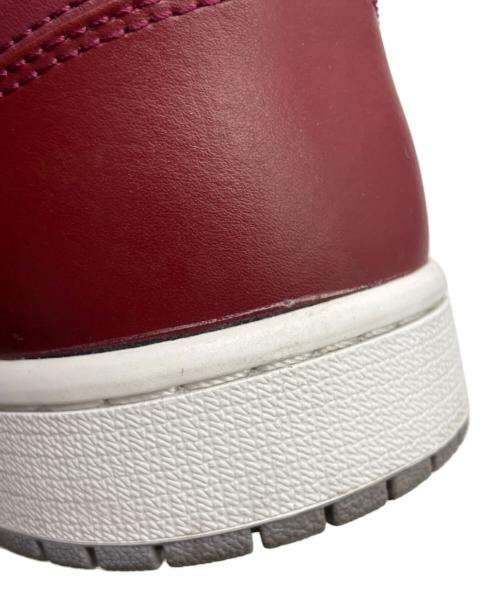 NIKE（ナイキ）NIKE (ナイキ) AIR JORDAN 1 MID（エアジョーダン1ミッド） グレー×ボルドー サイズ:29cmの古着・服飾アイテム