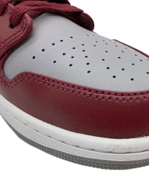 NIKE（ナイキ）NIKE (ナイキ) AIR JORDAN 1 MID（エアジョーダン1ミッド） グレー×ボルドー サイズ:29cmの古着・服飾アイテム