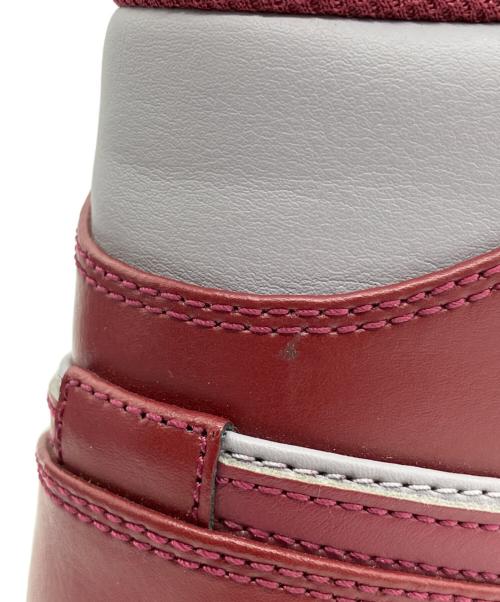NIKE（ナイキ）NIKE (ナイキ) AIR JORDAN 1 MID（エアジョーダン1ミッド） グレー×ボルドー サイズ:29cmの古着・服飾アイテム