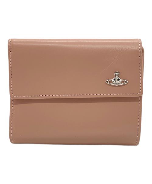 Vivienne Westwood（ヴィヴィアンウエストウッド）Vivienne Westwood (ヴィヴィアンウエストウッド) 2つ折り財布 ピンクの古着・服飾アイテム