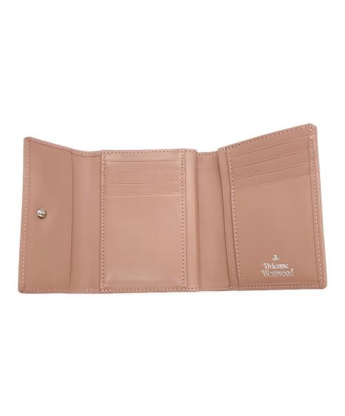 Vivienne Westwood（ヴィヴィアンウエストウッド）Vivienne Westwood (ヴィヴィアンウエストウッド) 2つ折り財布 ピンクの古着・服飾アイテム