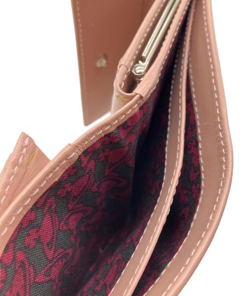 Vivienne Westwood（ヴィヴィアンウエストウッド）Vivienne Westwood (ヴィヴィアンウエストウッド) 2つ折り財布 ピンクの古着・服飾アイテム