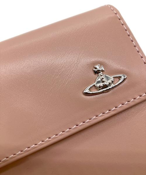 Vivienne Westwood（ヴィヴィアンウエストウッド）Vivienne Westwood (ヴィヴィアンウエストウッド) 2つ折り財布 ピンクの古着・服飾アイテム