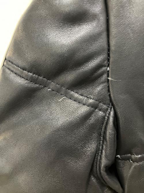 Schott（ショット）Schott (ショット) モーターサイクルダウンジャケット ホワイト×ブラック サイズ:XLの古着・服飾アイテム