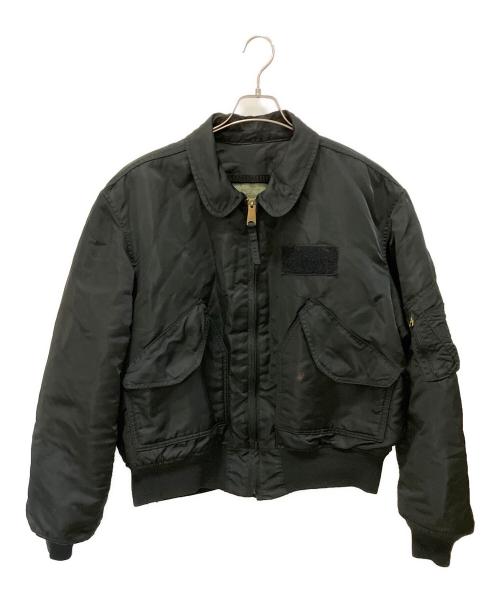 ALPHA（アルファ）ALPHA (アルファ) フライトジャケット　WAIPER.inc 米軍 ブラック サイズ:XLの古着・服飾アイテム