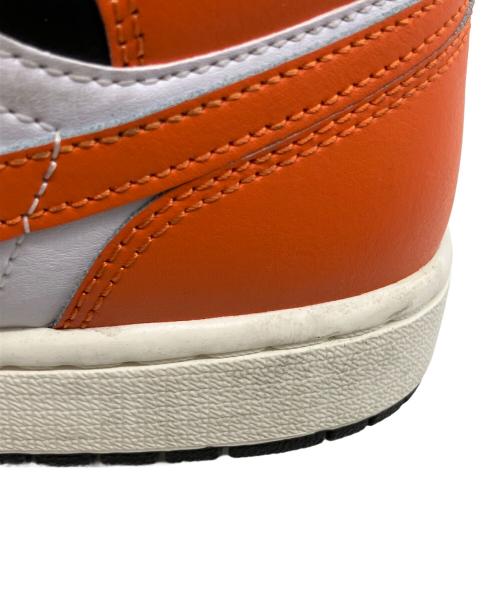 NIKE（ナイキ）NIKE (ナイキ) AIR JORDAN1 ブラック×オレンジ サイズ:27cmの古着・服飾アイテム