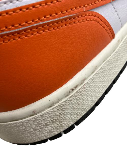 NIKE（ナイキ）NIKE (ナイキ) AIR JORDAN1 ブラック×オレンジ サイズ:27cmの古着・服飾アイテム