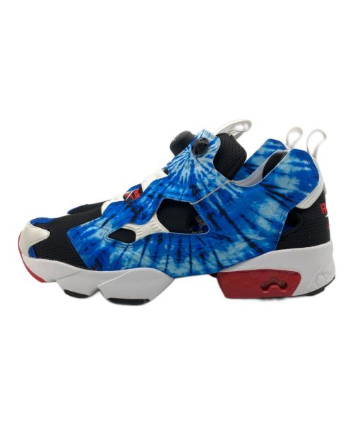 REEBOK（リーボック）REEBOK (リーボック) X-LARGE (エクストララージ) ATMOS (アトモス) INSTAPUMP FURY 94 TIE-DYE ブラック×ブルー サイズ:29cmの古着・服飾アイテム