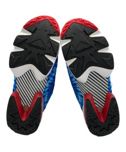 REEBOK（リーボック）REEBOK (リーボック) X-LARGE (エクストララージ) ATMOS (アトモス) INSTAPUMP FURY 94 TIE-DYE ブラック×ブルー サイズ:29cmの古着・服飾アイテム