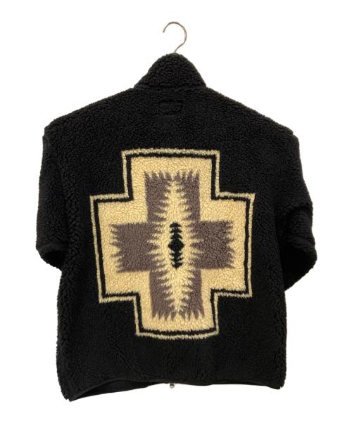 PENDLETON（ペンドルトン）PENDLETON (ペンドルトン) BAYFLOW (ベイフロー) ボアジャケット ブラック サイズ:Mの古着・服飾アイテム