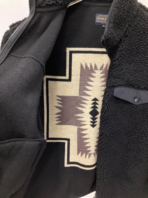 PENDLETON（ペンドルトン）PENDLETON (ペンドルトン) BAYFLOW (ベイフロー) ボアジャケット ブラック サイズ:Mの古着・服飾アイテム