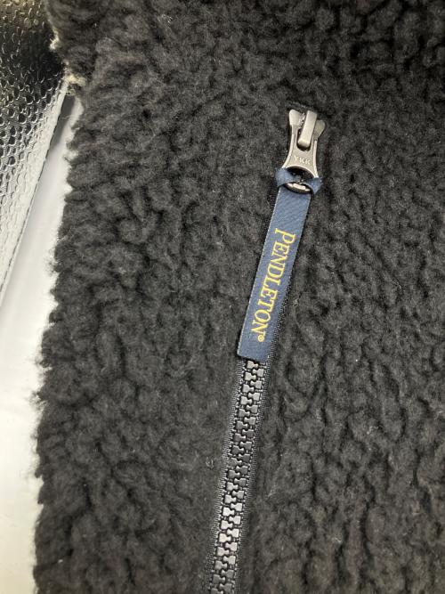PENDLETON（ペンドルトン）PENDLETON (ペンドルトン) BAYFLOW (ベイフロー) ボアジャケット ブラック サイズ:Mの古着・服飾アイテム