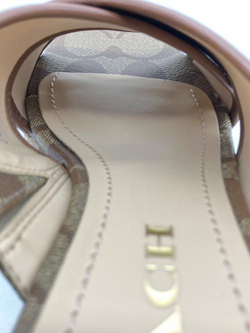 COACH（コーチ）COACH (コーチ) スローン・エスパドリーユ・サンダル ブラウン サイズ:23cmの古着・服飾アイテム