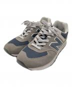 NEW BALANCEニューバランス）の古着「スウェードシューズ」｜ネイビー×グレー